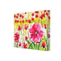 Poppy Fields Canvas Print