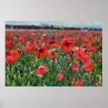 " Poppy Fields " Poster or Print