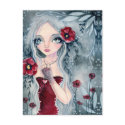 Poppy, from the mist - Postcard