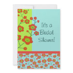 Poppy Fun Trendy Mod Floral Custom Announcement