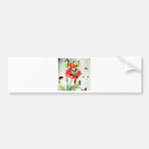 Poppy Gnome Bumper Sticker