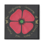 Poppy Invite Magnet