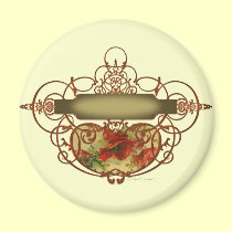 Poppy Scroll Banner magnets