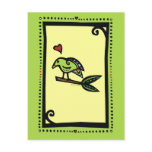 "POPPY" THE LOVE BIRD postcards