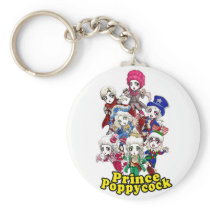 Poppycock Party Keychain