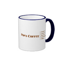 Pop's coffee (blank) coffee mugs