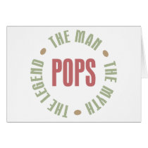 Pops the Man the Myth the Legend Design Cards
