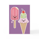 Popsicle & Ice cream friends cards