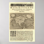 Porcacchi North America Print