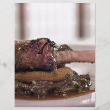 Pork Chop in a plate Personalized Flyer