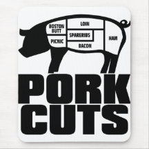 Pork_Cuts Mousepads