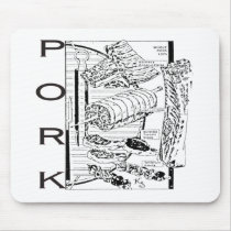 Pork Loin Cut Mousepad