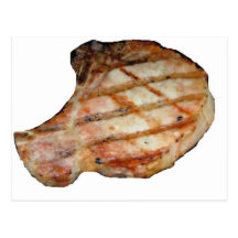 Porkchops Are Delicious Post Card