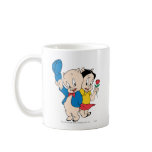 Porky Pig and Petunia mugs