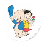 Porky Pig and Petunia stickers