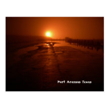 Port Aransas (Midnight at the Pier) Postcard