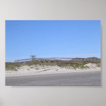 Port Aransas Texas Boardwalk Poster