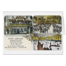 Port Arthur Restaurant Greeting Card