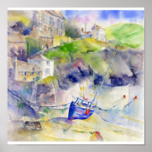 Port Isaac Cornwall Print