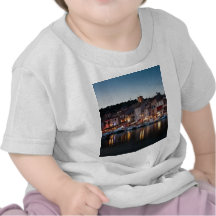 Port of Cassis at night Tees
