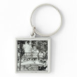 Port of Spain, Trinidad, 1891 keychains