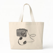 Portable Cassette Tape Player Canvas Bags
