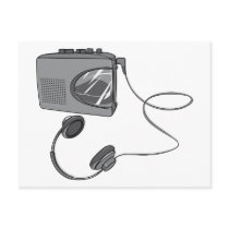 Portable Cassette Tape Player