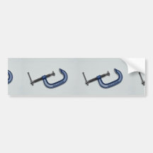 Portable vice grips bumper sticker