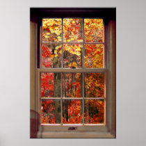 Portable Window AUTUMN Scene Posters