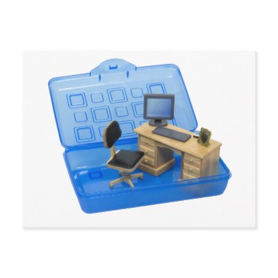 PortableOffice072709 Post Cards by ShroudedLake