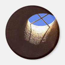 portal fridge magnet