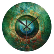 Portal large round clock