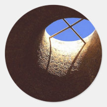 portal round sticker