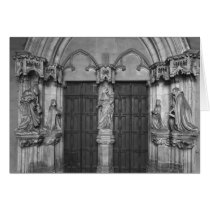 Portal with a trumeau depicting the Virgin