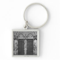 Portal with a trumeau depicting the Virgin