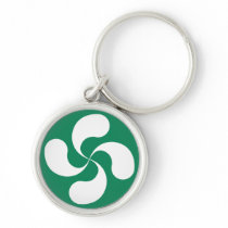 Porte Clés Croix Basque "Lauburu" Porte-clefs
