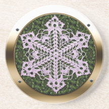 Porthole Doily Leaf Coaster