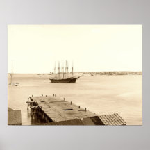 Portland Harbour, Spring and Cushing Points ca1900 Print