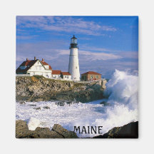 PORTLAND HEAD LIGHT, MAINE FRIDGE MAGNETS