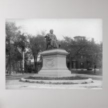 Portland, Maine Longfellow Monument circa 1890 Posters