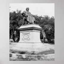 Portland, Maine Longfellow Monument circa 1900 Posters