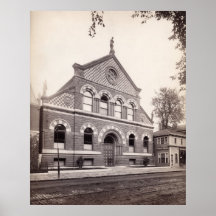Portland, Maine Public Library circa 1890 Posters