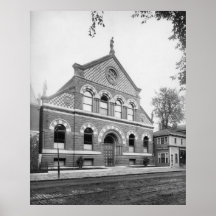 Portland, Maine Public Library circa 1890 Posters