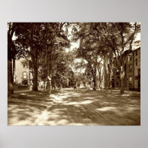Portland, Maine State Street Circa 1900 Print