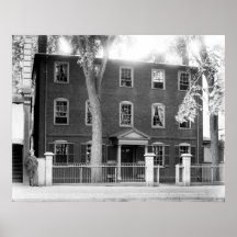 Portland, Maine Wadsworth-Longfellow House c1900 Posters