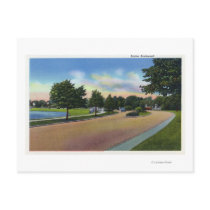 Portland, MaineView of Baxter Boulevard Postcard