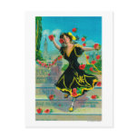 Portola Festival Advertisment (dancer) postcards