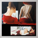 Portrait Collage Reds posters