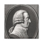 Portrait from a medallion of Adam Smith Fridge Magnets
