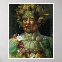 Portrait from Vegetation Giuseppe Arcimboldo Poster